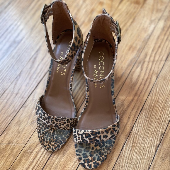 Leopard heeled sandals - Picture 3 of 4